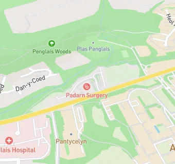 map for NephroCare - Aberystwyth Dialysis Unit