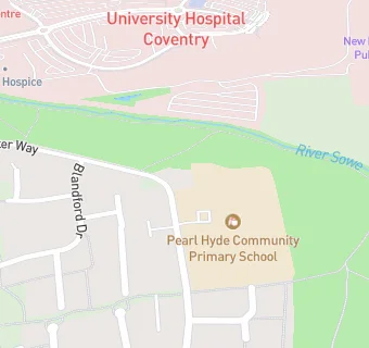 map for Pearl Hyde Community Primary School