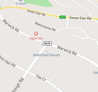 map for Abbeyfield Society