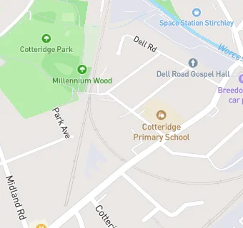 map for Cotteridge Junior And Infant School