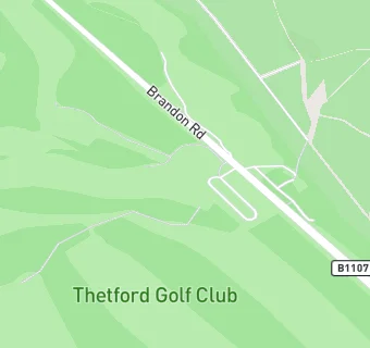 map for Thetford Golf Club