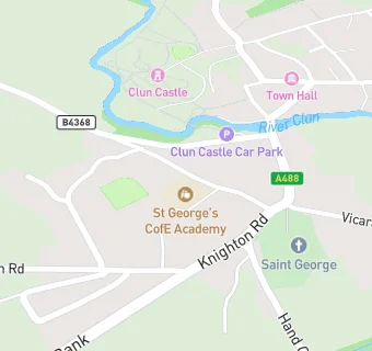 map for St George's CofE Primary School