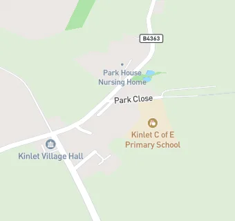 map for Kinlet CofE Primary School