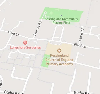 map for Kessingland Church of England Primary Academy