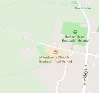 map for Eastern Green Community Centre