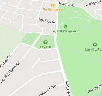 map for Ley Hill Surgery