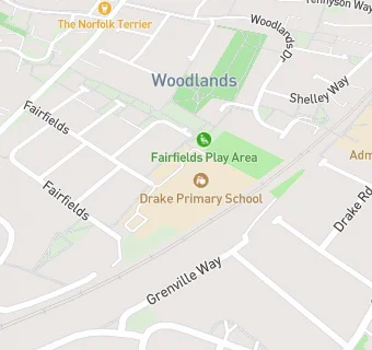 map for Drake Primary School