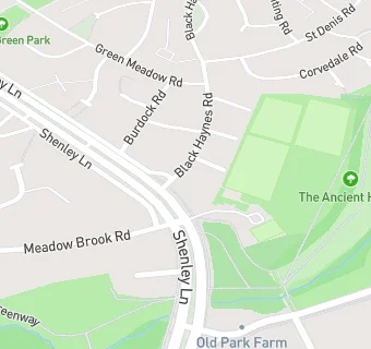 map for Shenley Lane Community Association