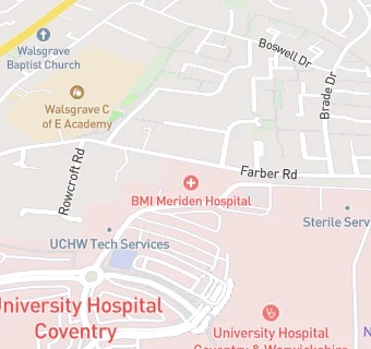 map for Meriden Hospital