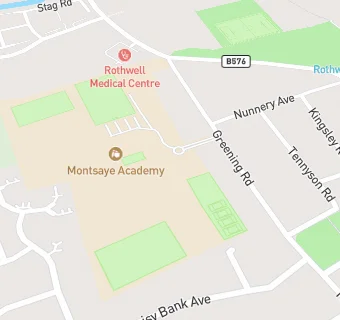 map for Montsaye Academy