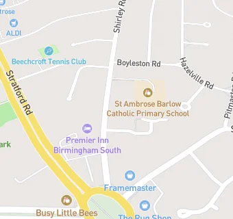 map for St. Ambrose Barlow Rc Primary School