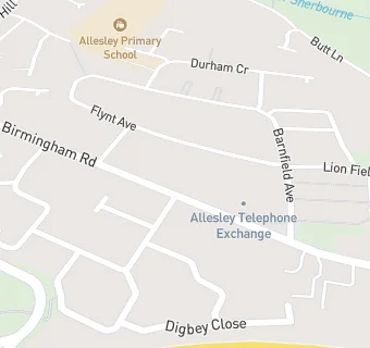 map for Allesley Pharmacy