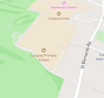 map for Langley Primary School