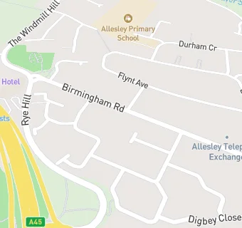 map for Allesley Village Surgery