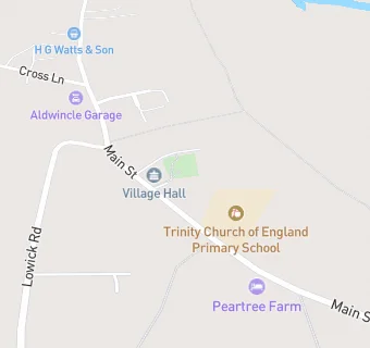 map for Trinity Church of England Primary School