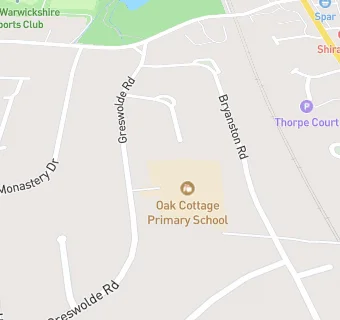 map for Oak Cottage Primary School