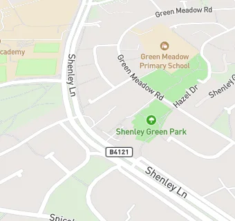 map for Shenley Green Surgery