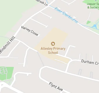 map for Allesley Primary School