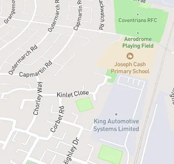 map for Jaguar Bowls Club