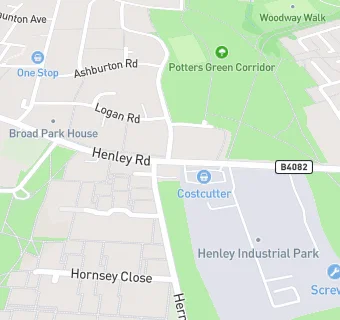 map for Henley Green Medical Centre