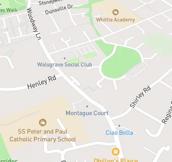 map for Walsgrave Club