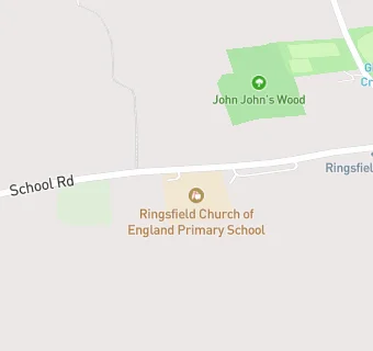 map for Ringsfield Church of England Primary School