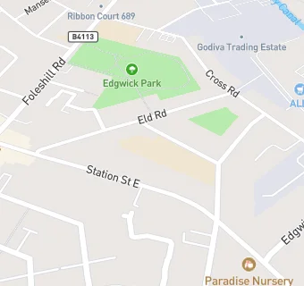 map for St Elizabeth's Catholic Primary School, Foleshill