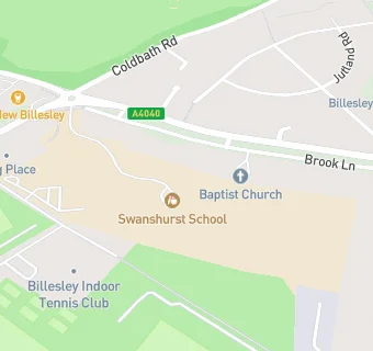 map for Swanshurst School