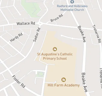 map for St Augustine's Catholic Primary School