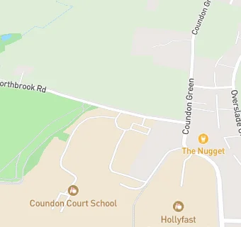 map for AIP at Coundon Court School