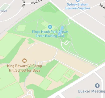 map for King Edward Vi Camp Hill School For Boys