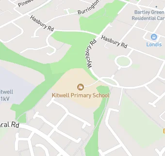 map for Kitwell Primary School