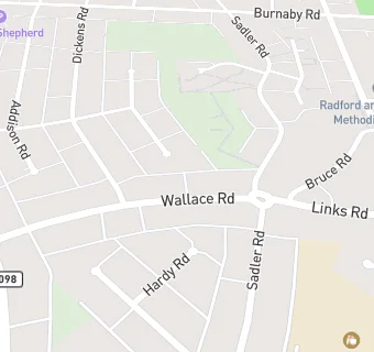 map for Wallace Fish Bar