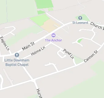 map for Little Downham Day Centre