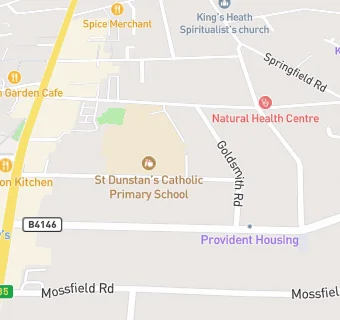 map for St Dunstan's Catholic Primary School