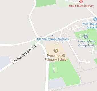 map for Kenninghall Community Primary School