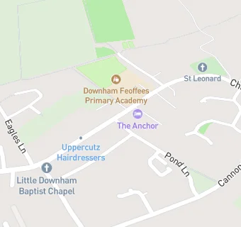 map for Little Downham Anchor