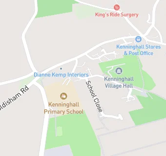 map for Kenninghall Village Hall