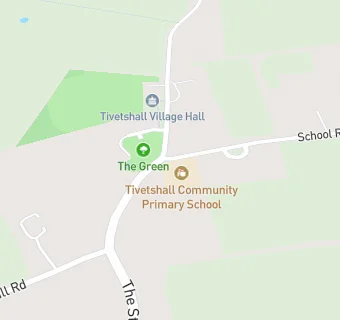 map for Tivetshall Community Primary School