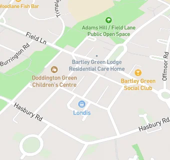 map for Bhandal Dental Practice - Bartley Green