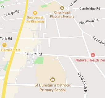 map for Bishop Challoner Rc Secondary School