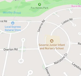 map for Severne Junior And Infant School