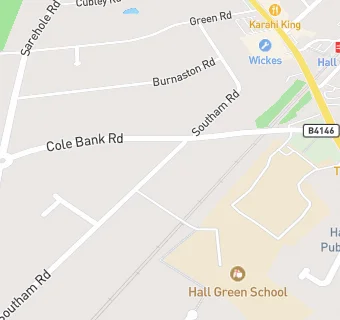 map for Hall Green Academy