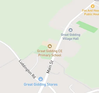 map for Great Gidding CofE Primary School