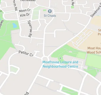 map for Woodend Health Centre