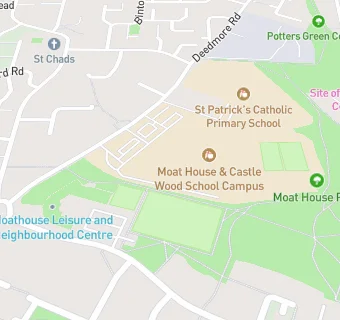 map for Castle Wood Special School