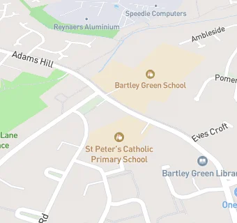 map for St. Peters Rc Junior & Infant School