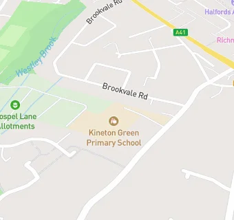 map for Kineton Green Primary School