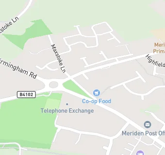 map for Meriden Fish And Chips