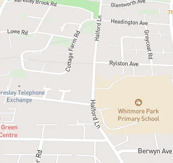 map for Whitmore Park School  Club